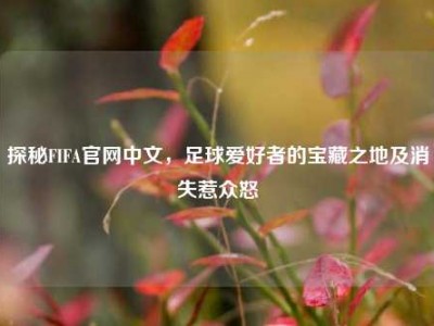 探秘FIFA官网中文，足球爱好者的宝藏之地及消失惹众怒