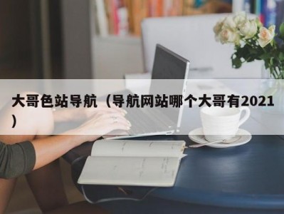 大哥色站导航（导航网站哪个大哥有2021）
