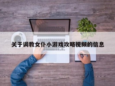 关于调教女仆小游戏攻略视频的信息