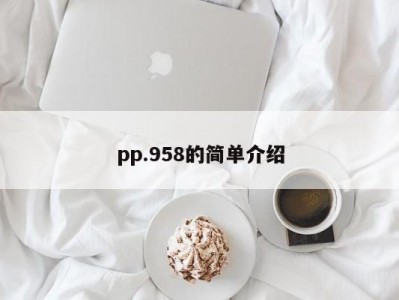 pp.958的简单介绍