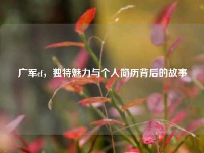 广军cf，独特魅力与个人简历背后的故事