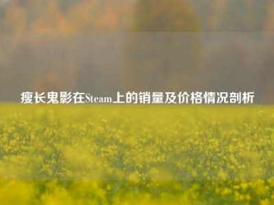 瘦长鬼影在Steam上的销量及价格情况剖析
