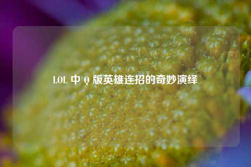 LOL 中 Q 版英雄连招的奇妙演绎