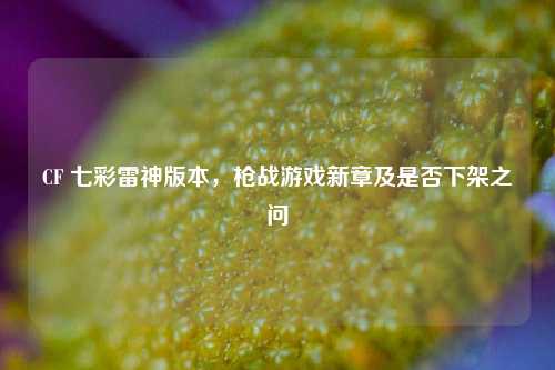 CF 七彩雷神版本，枪战游戏新章及是否下架之问